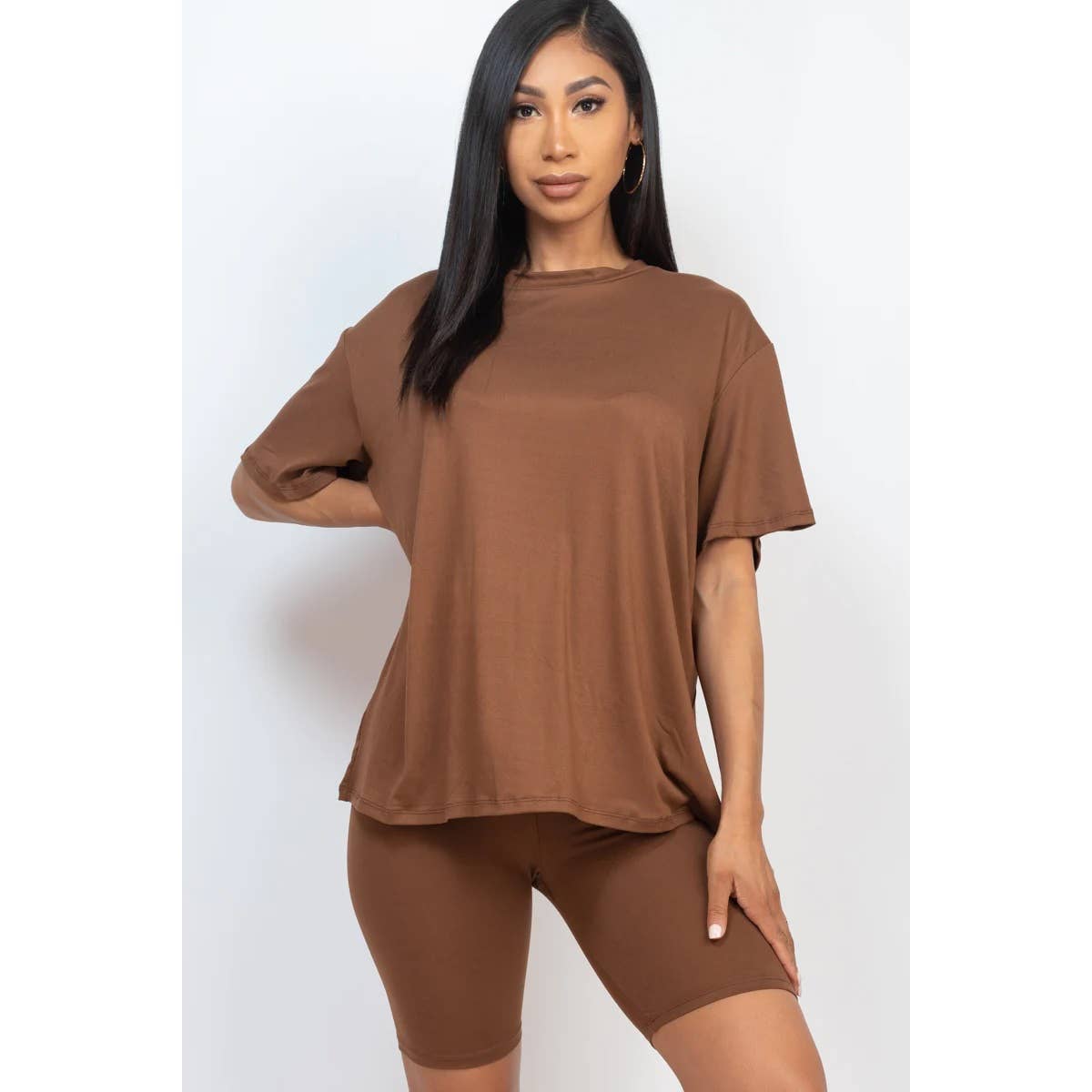 HiteJeans – wholesale Top & short set (NOT loungewear) – Women’s – TWO PIECE TOP BIKER SHORTS SET8