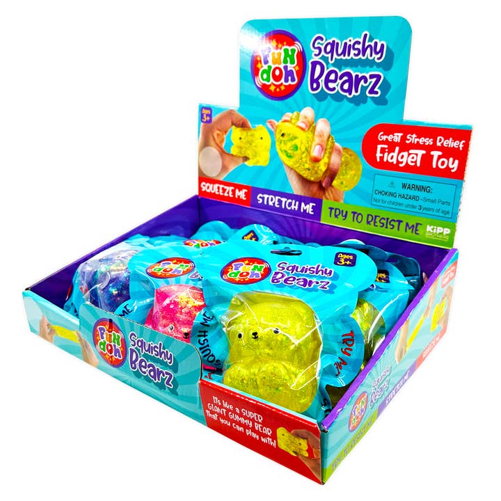 Novelty Brands - Wholesale Squishy Toy - Kids & Baby - So Much Fun! Squish Gummy Bear Assortment - 12/Display1