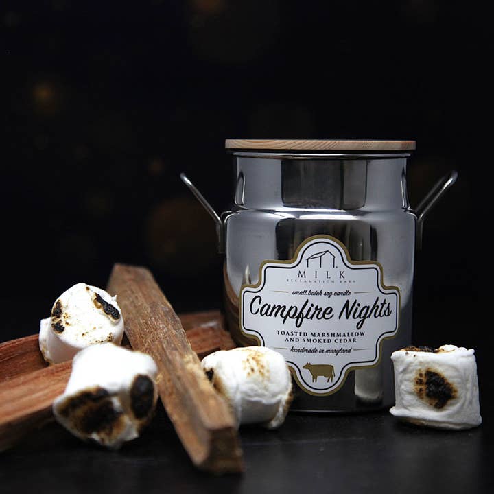 Milk Reclamation Barn - Wholesale Jar/Filled Candle - Stainless Milk Churn Candle - 12.5 oz61