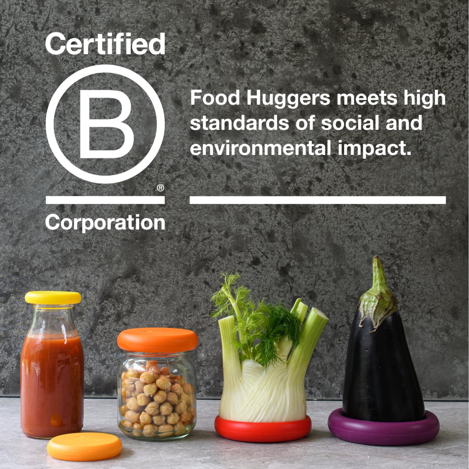 Food Huggers - Wholesale Food Storage Wrap/Bag - Reusable Silicone Food Savers – Autumn Harvest (Set of 5)6