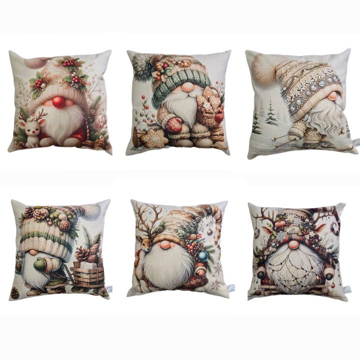 Conjunto de 6 Capas de Almofada Gnomo mix por atacado de Lunaria Lab