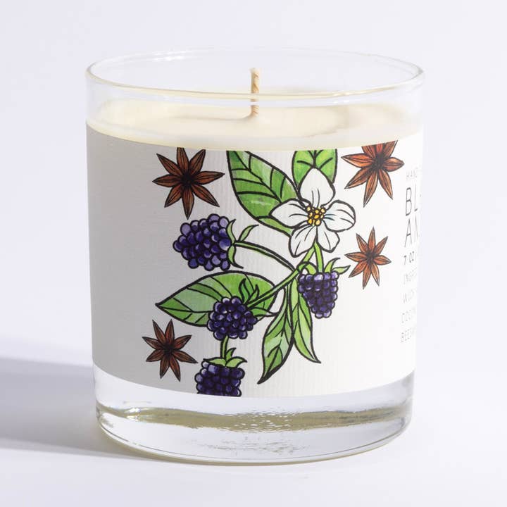 Mora Anís - Vaso Mediano - Just Bee Candle para venta al por mayor de Just Bee