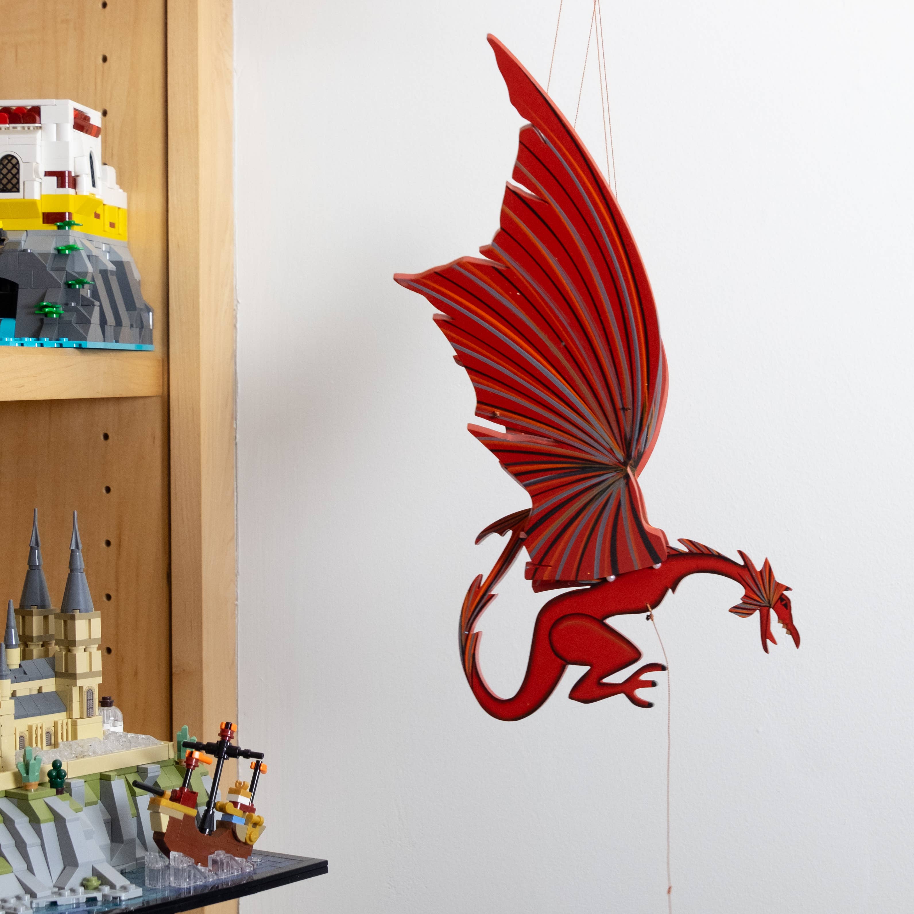 Tulia's Artisan Gallery - Wholesale Mobile - Dragon Flying Mobile - Welsh2