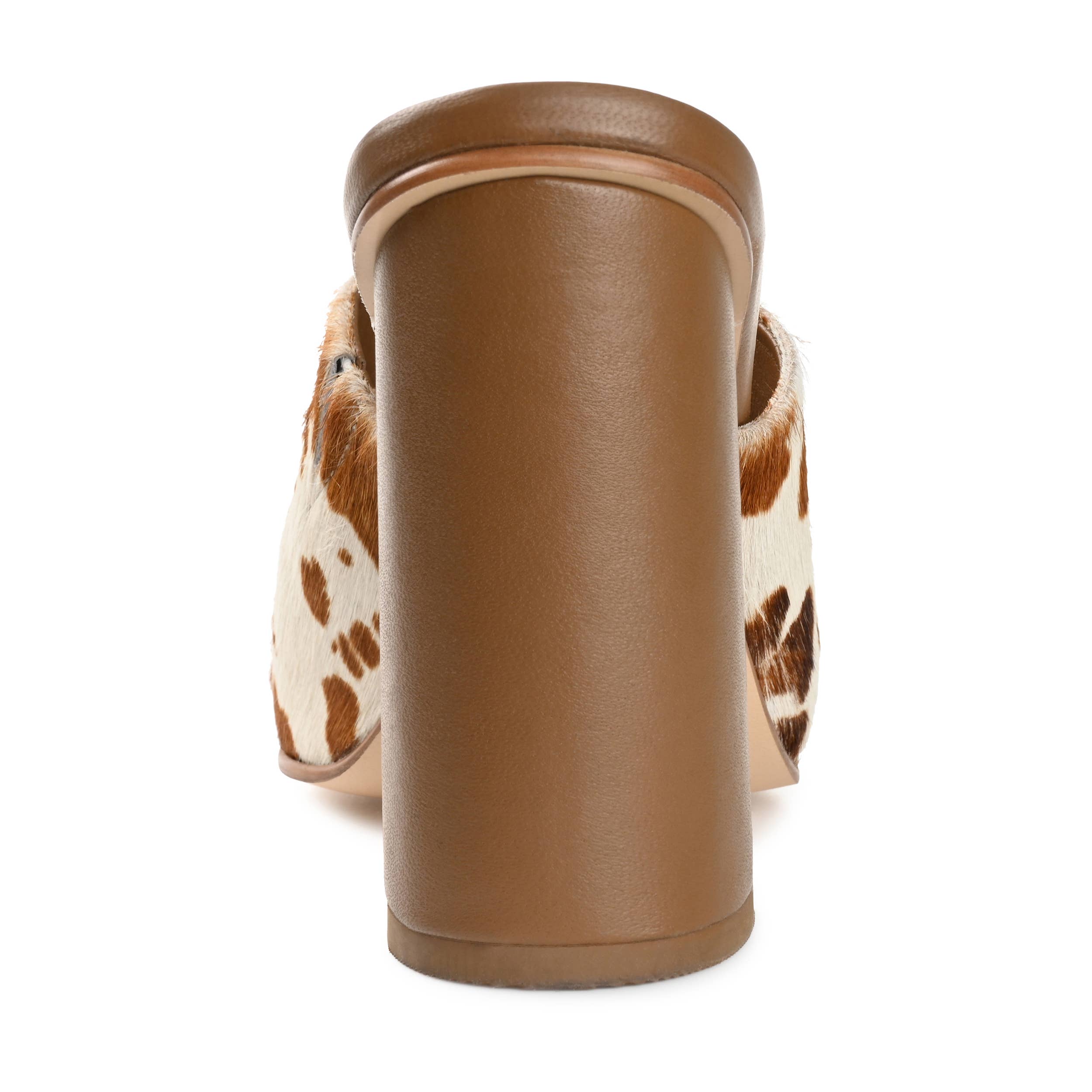 Journee - Wholesale High Heels - Women's - Deena Block Heeled Mules In Leather11