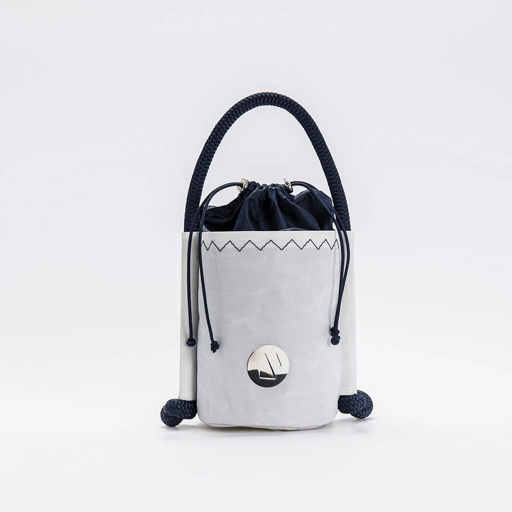 Bolina Sail - Wholesale Tote Bag - Women's - Recycled Sailing Bucket Bag - Strallo - Blue