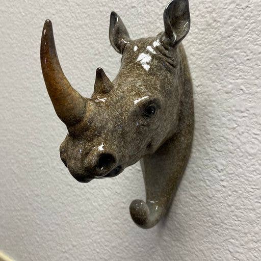 Glazed Rhino Wall Hook for wholesale by Deal1Sales