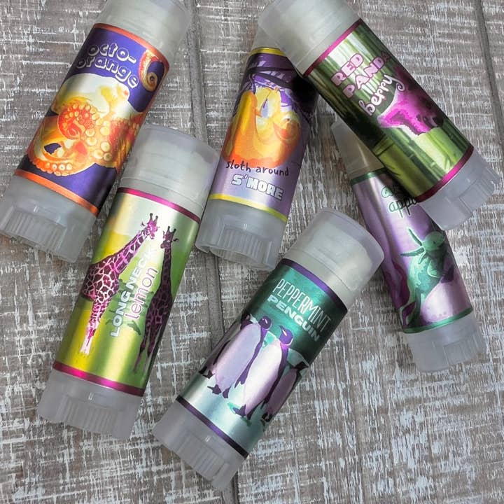 Serious Lip Balm - Wholesale Lip Balm - Serious Animal Wildlife Lip Balms - Zoo and Aquarium ready!
