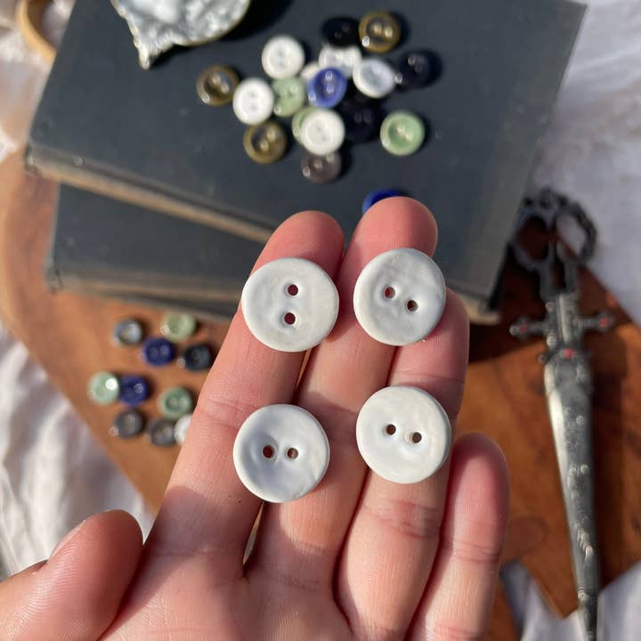 Silver Beast Studio - Wholesale Sewing Button/Snap - 18mm Original Buttons (Set of 5)4