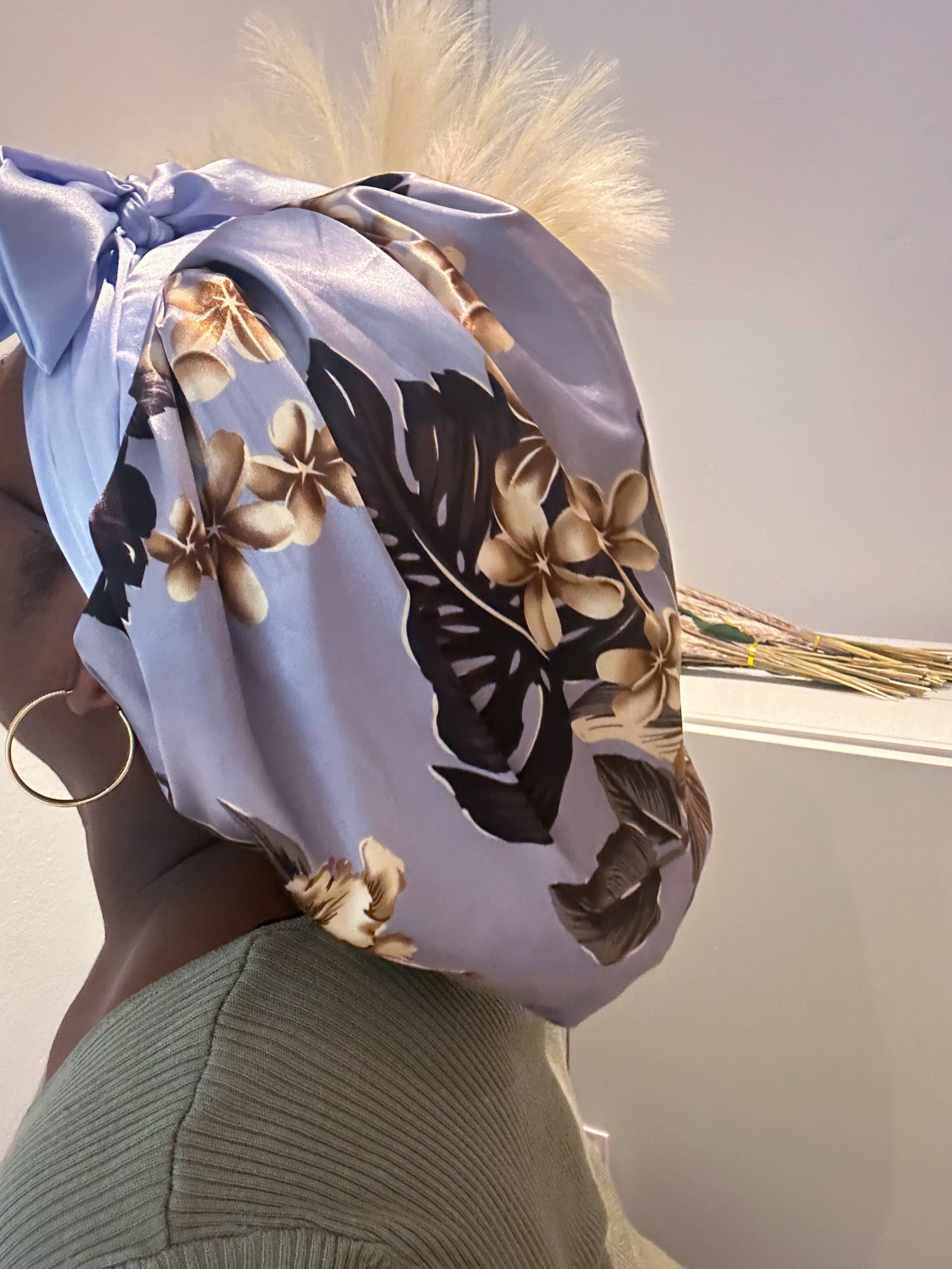 Asantewaa - Wholesale Sleep Cap / Bonnet - Women's - Reversible Satin Bonnet Eloise With band7