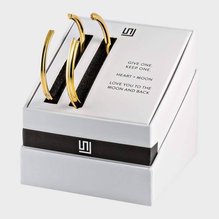 MOON + HEART Bracelet Gift Set for wholesale by Stella Valle