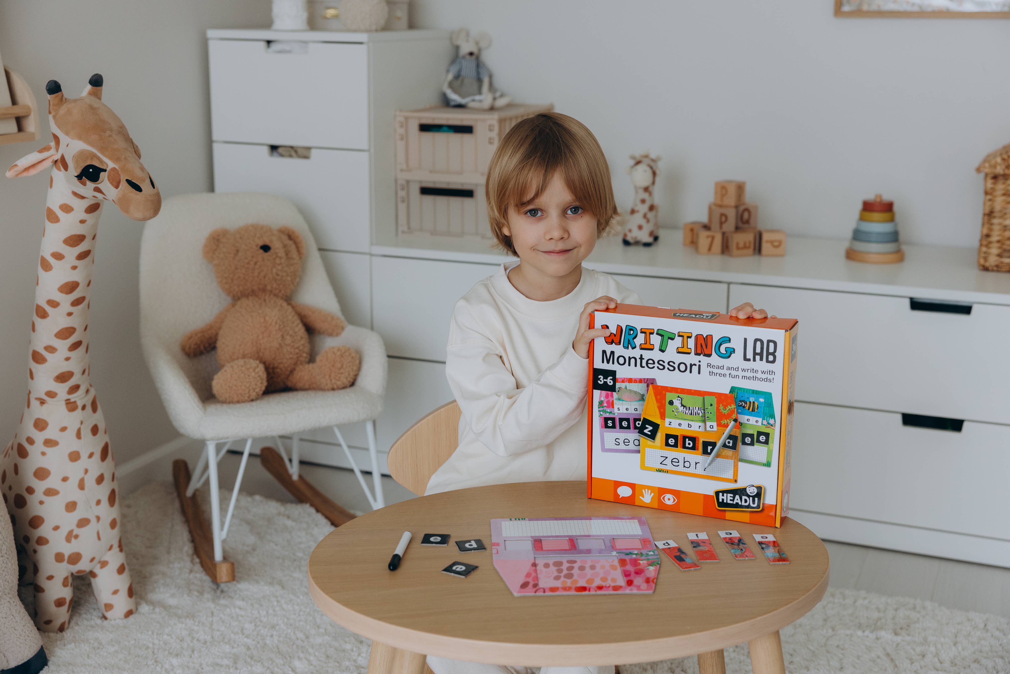 Headu USA - Wholesale Brain Game - Kids - Writing Lab Montessori - Educational Toy for Preschoolers3