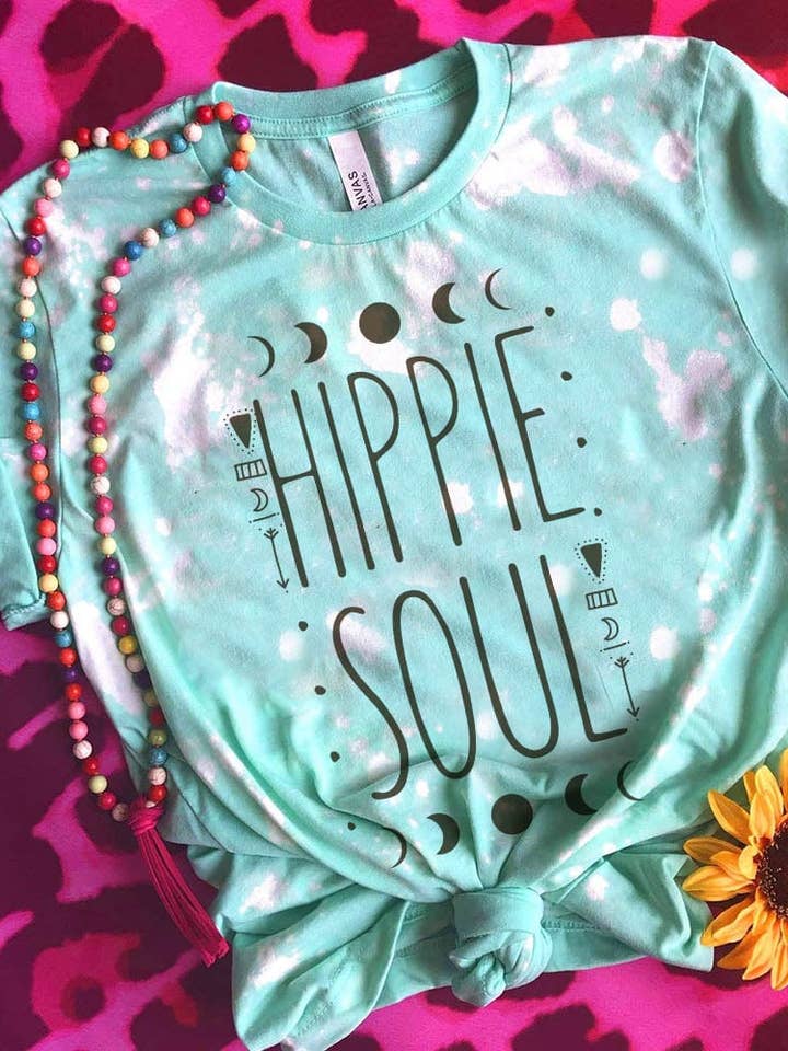 HIPPIE SOUL by Clementines Designs - Mint Bleach for wholesale by THE LATTIMORE CLAIM
