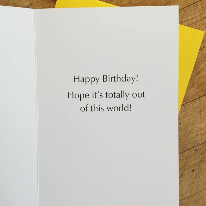 Sunde White Industries - Wholesale Birthday Card - Astro Cat Birthday Card1