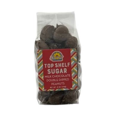 Sunflower Food Company - Wholesale Chocolate Covered Sweets - Pocketsnak-Milk Choc. Double Dipped Peanuts 6 oz. bag0