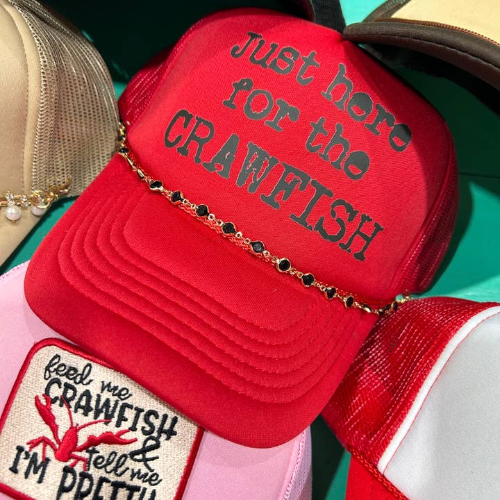 Vibes Hat Company - Wholesale Trucker Hat - Women's - Just Here For The Crawfish Trucker | Crawfish Season Hats