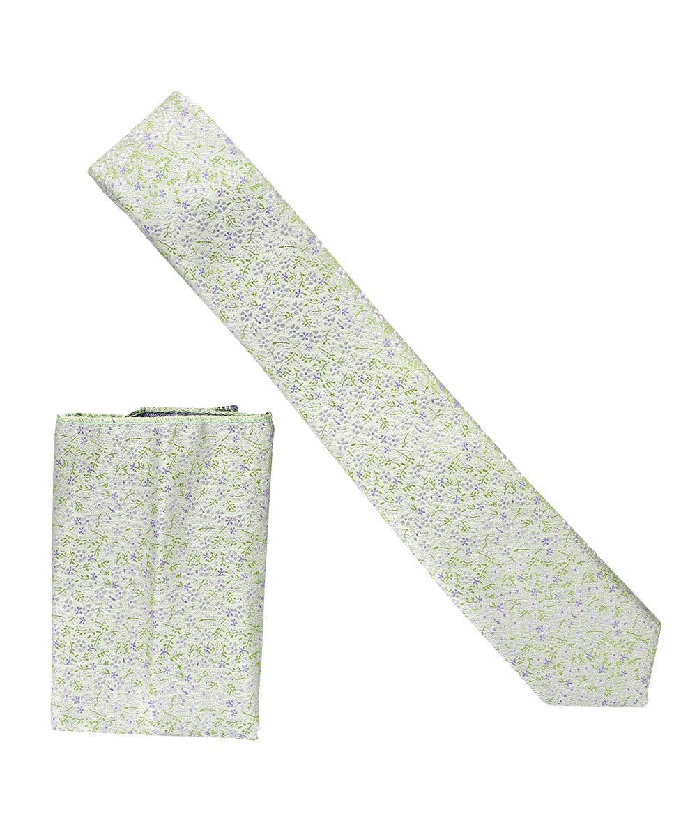 Dubal Brothers - Wholesale Necktie - Men's - Skinny Design Necktie & Pocket Square by Vittorio Farina48