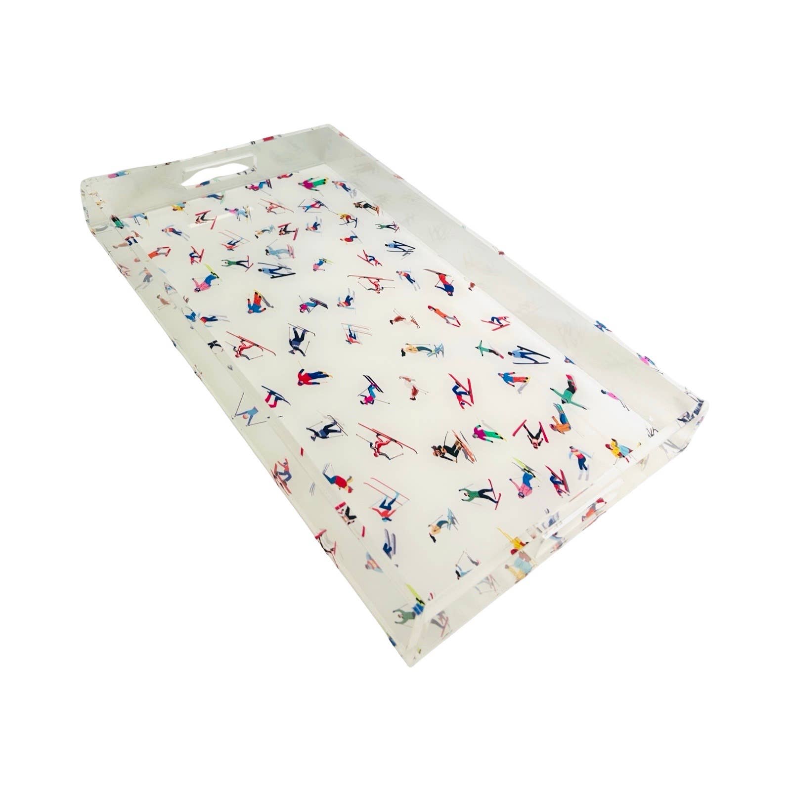 Maven Home - Wholesale Serving Tray - Acrylic Tray, Skiers Edge 1