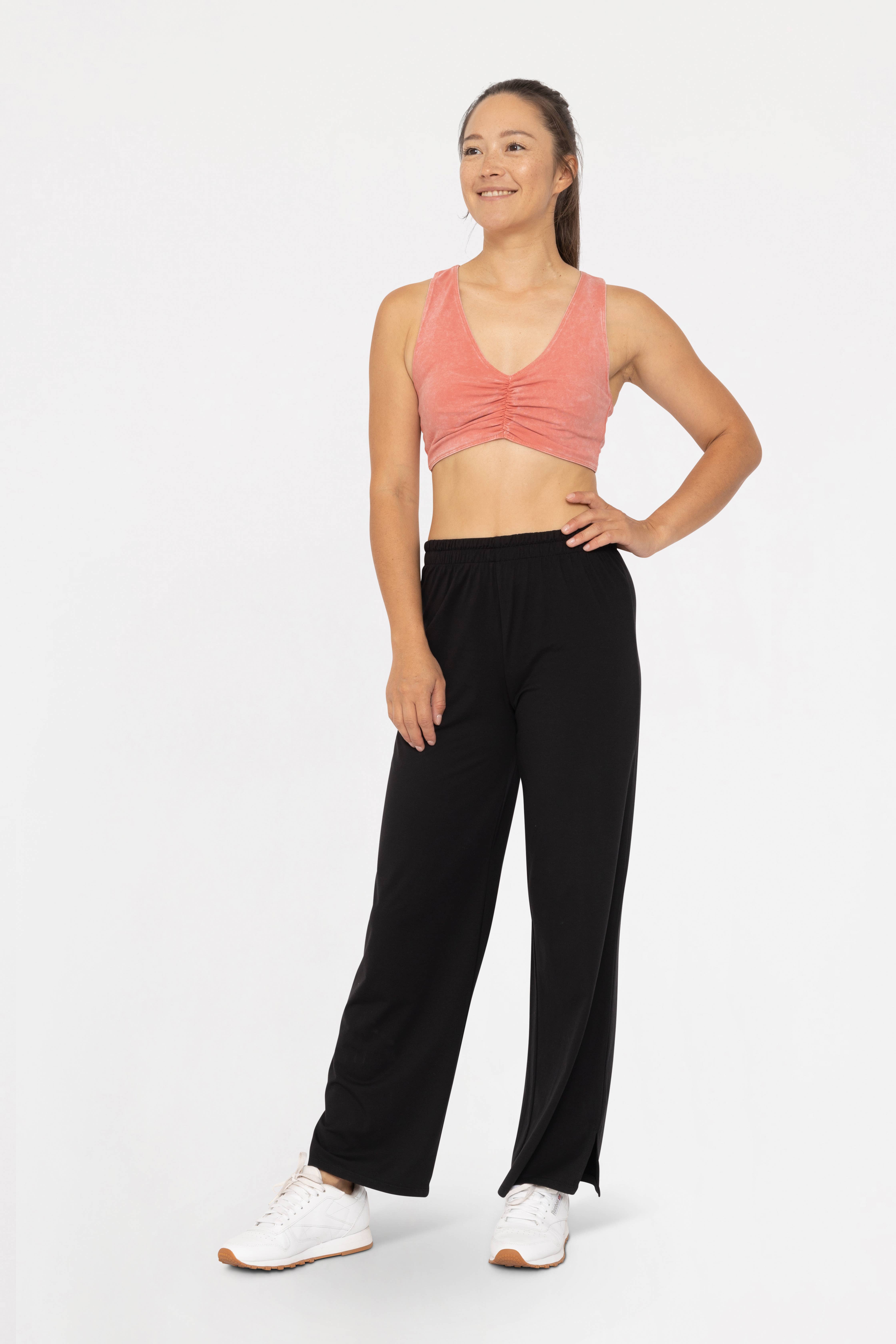 Mono B - Vendita all'ingrosso Reggiseno sportivo - Donna - Reggiseno a schiena scoperta in misto cotone con lavaggio minerale11