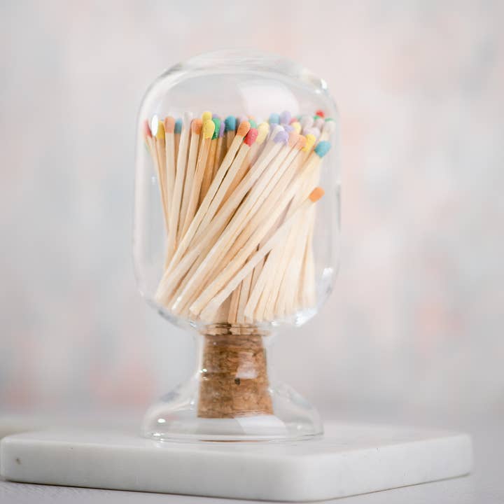 The Esty & Co® - Wholesale Matches - Glass Match Cloche with Matches