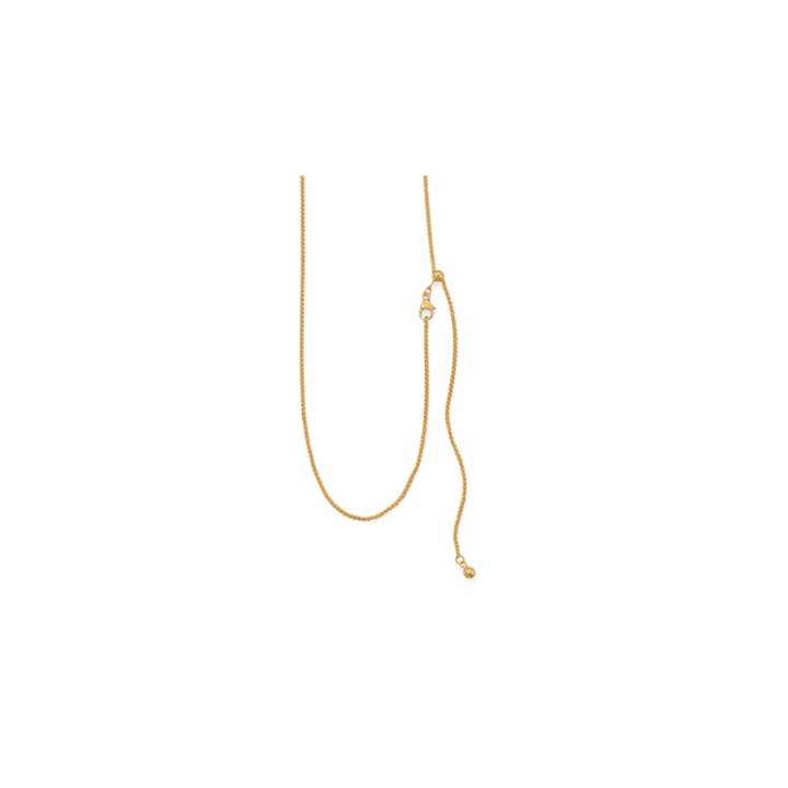 Cadena ajustable chapada en oro para venta al por mayor de Senoval Jewelry Co.