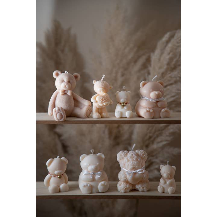 Ritual Spirit ltd – wholesale Prydnadsljus – Teddy björnljuskollektion | Rosbjörn | Liten och stor5