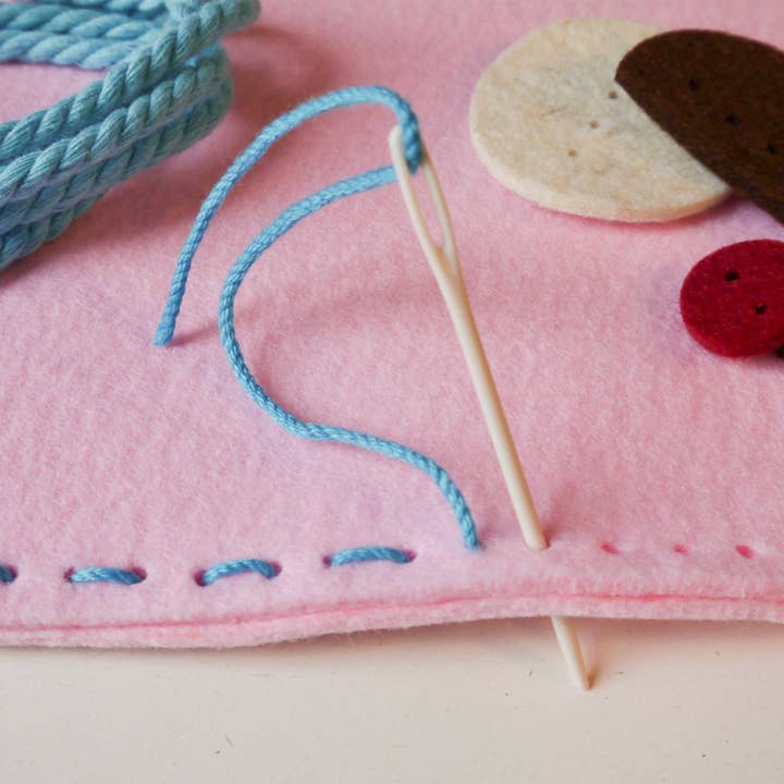 aPunt Barcelona - Vendita all'ingrosso Kit per lavoretti fai da te - Bambini - Kit regalo per bambini per realizzare una borsa rosa per gatti1