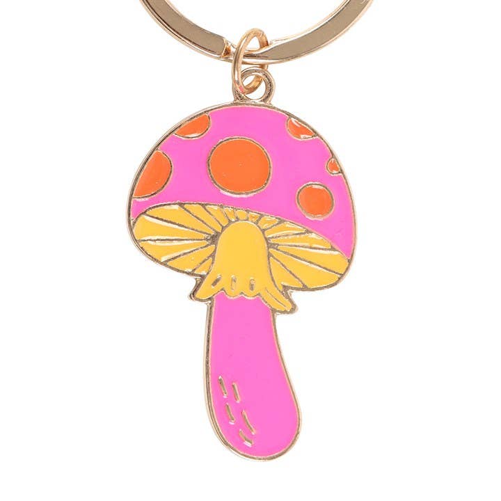 Something Different Wholesale - Wholesale Keychain - Women's - Funky Fungi Mushroom Keyring