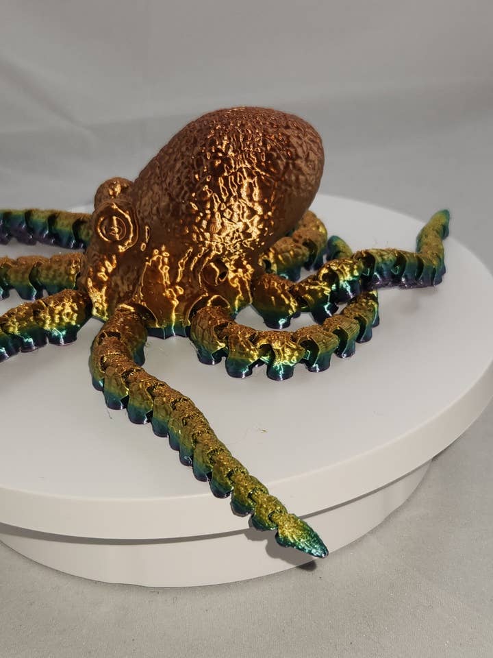 Realistic Octopus for wholesale by Clew Bay Leather & 3D Printing