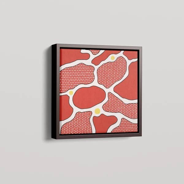 Satellite Cells Framed Canvas for wholesale by Kella L. Vangsness Art