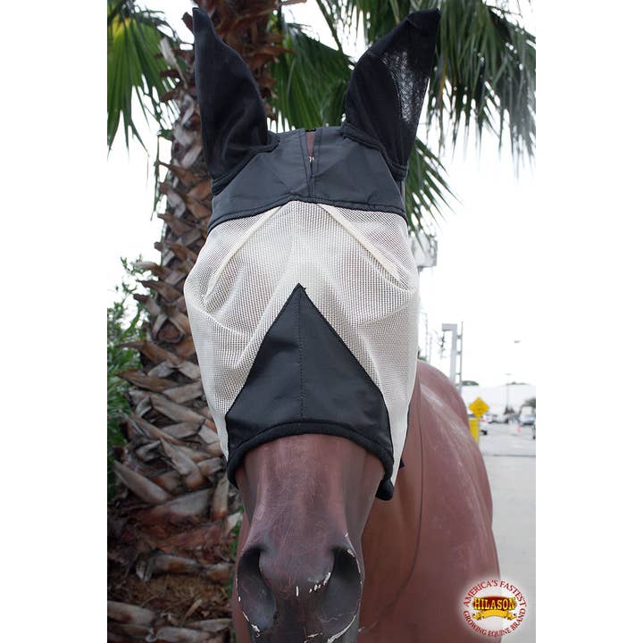 HILASON - Wholesale Horseback Riding Gear - Average Horse Western Fly Mask UV Protection Insects