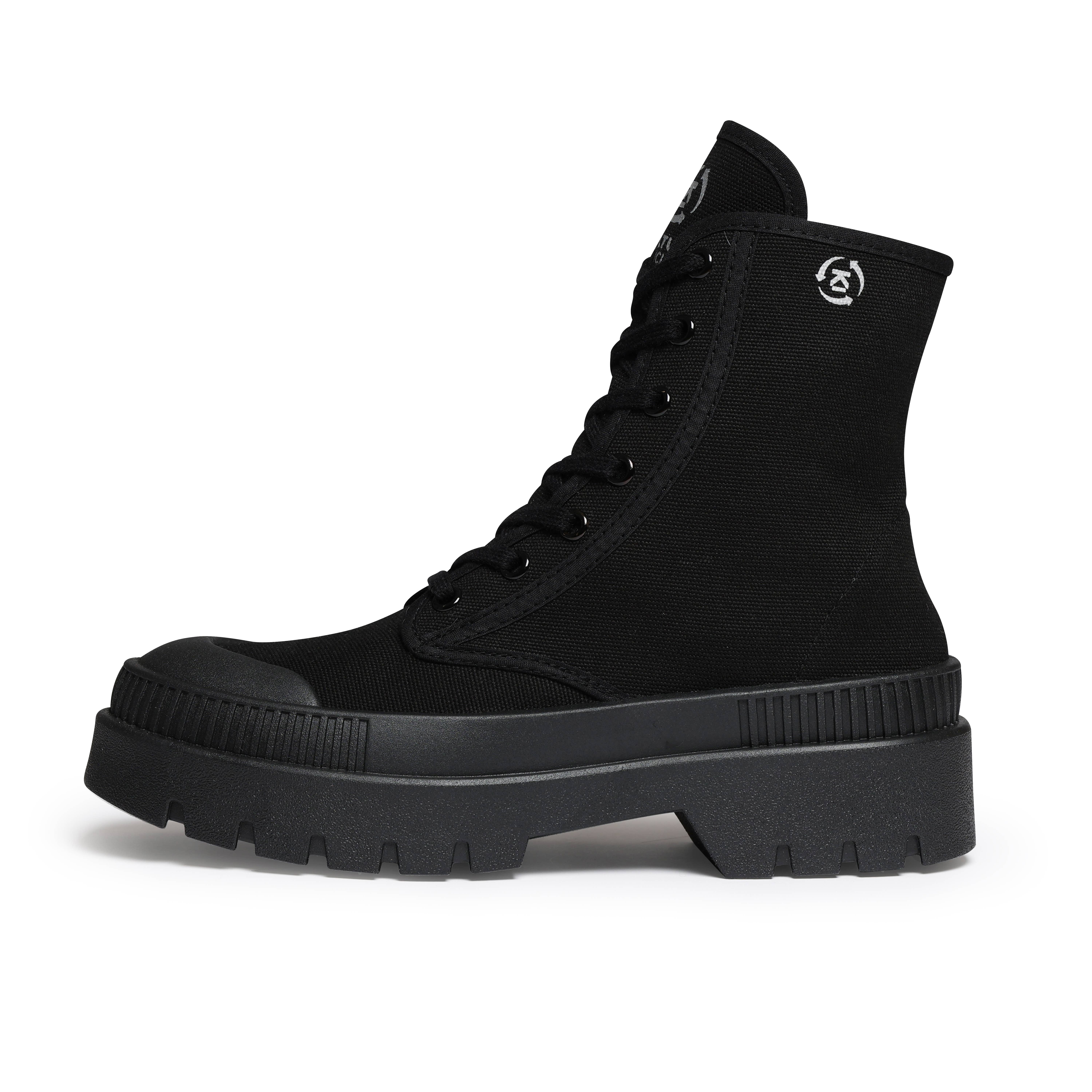 Kaltur - Vente Rangers/chaussures militaires – femme - Bottes Gaia écologiques en matériau recyclé6