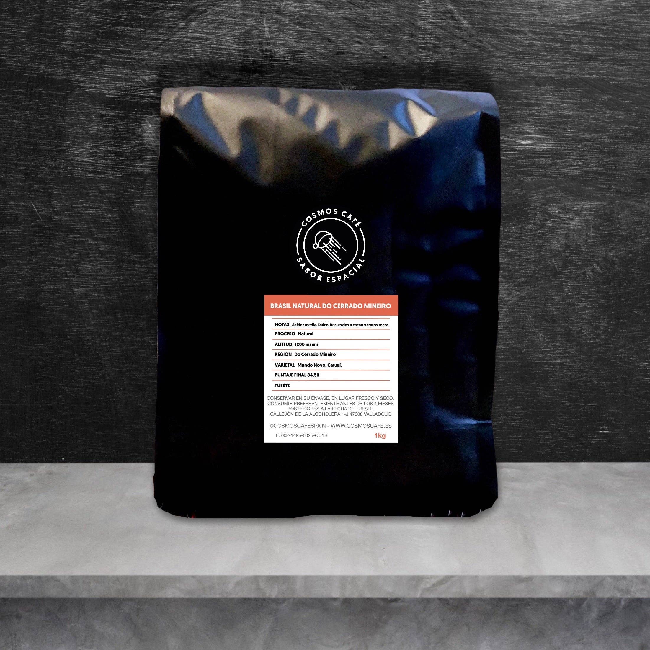 Cosmos Café - Wholesale Coffee Beans - Brazil Natural Closed 1kg1