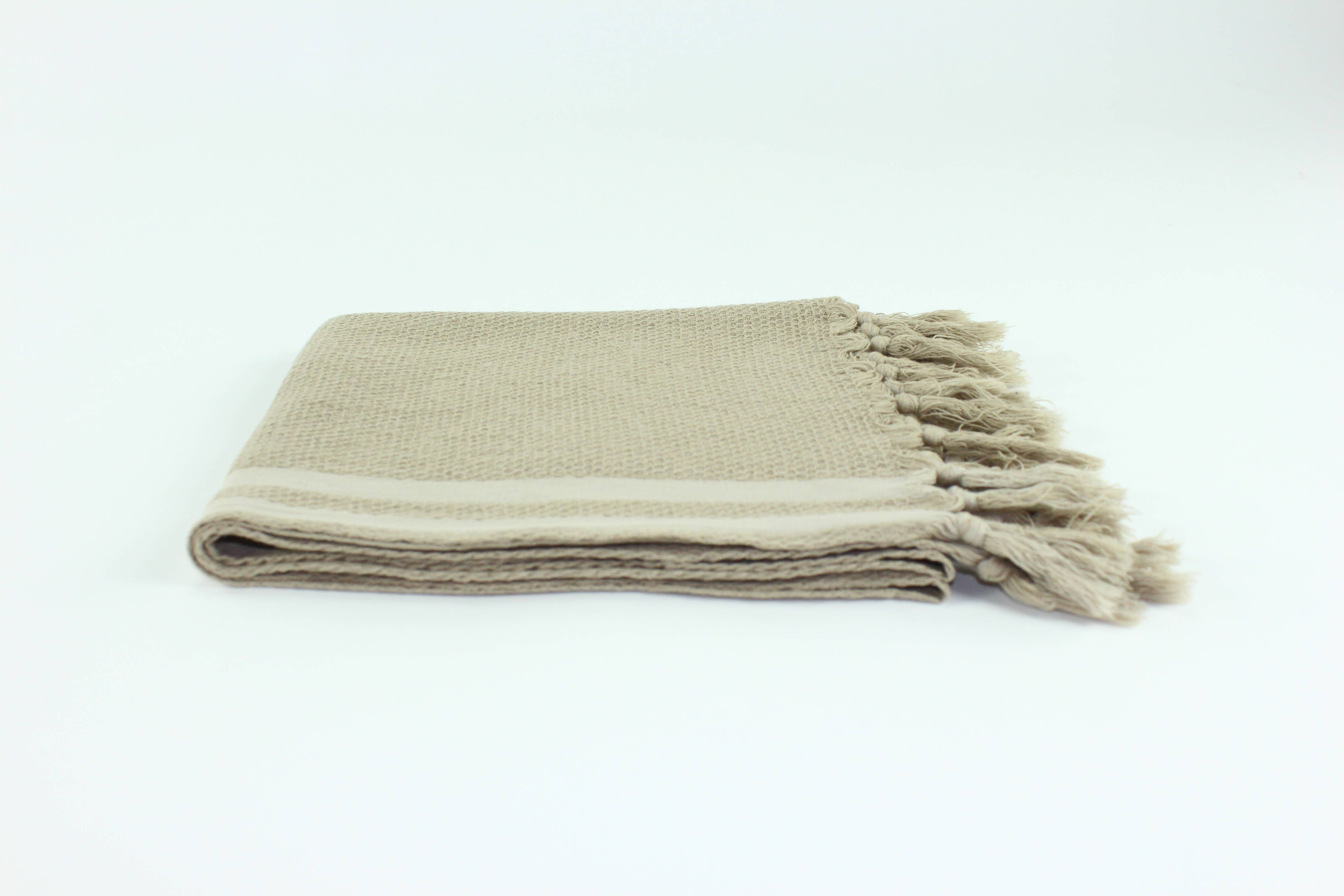 Beige Premium Turkish Towel Peshtemal Towel for wholesale on Faire5