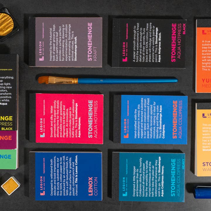 Legion Paper - Wholesale Sketchbook/Sketchpad - Legion Mini Paper Pad Full (15 Pads) - Mixed Media
2