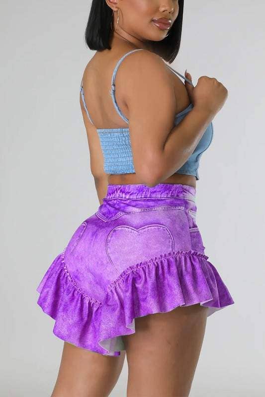 Flarix - Wholesale Shorts - Women's - ruffle trim shorts8