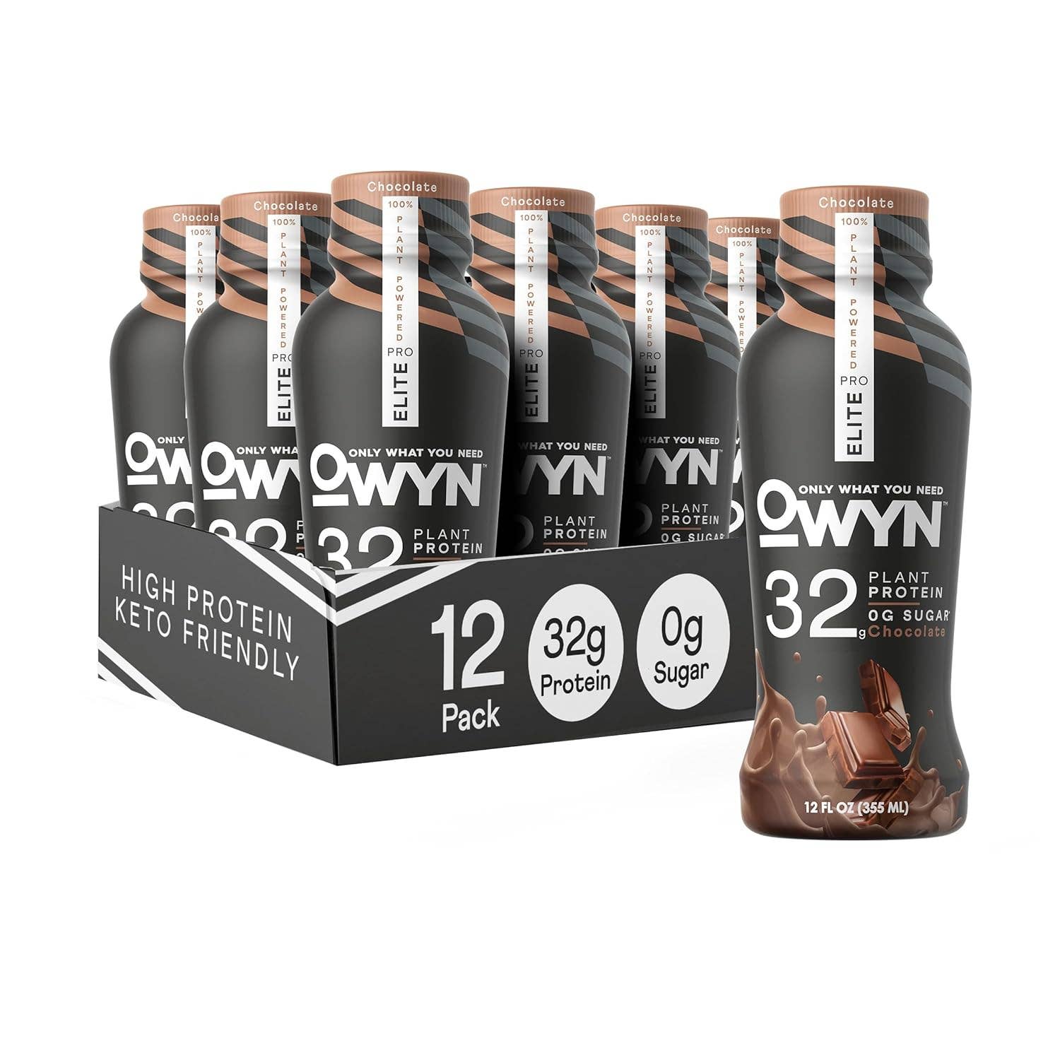 L&F Universal Goods – wholesale Protein/superfood powder – OWYN PROTEIN SHAKE - 32G PROTEIN -  12/12OZ CHOCOLATE0