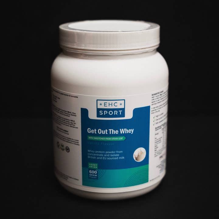 Protéine de Lactosérum Naturelle 600g | Saveur Vanille Nourrie à l'Herbe pour la vente par EHC Sport