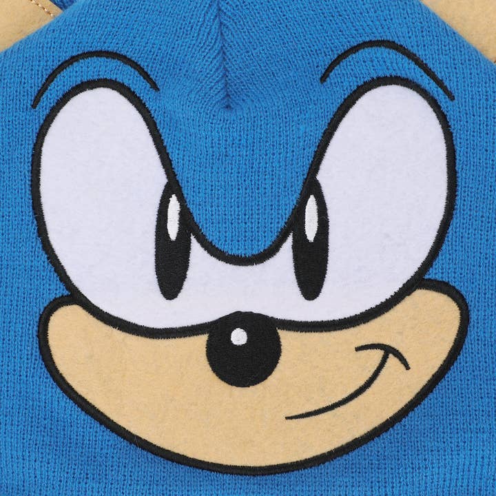 Bioworld Merchandising - Wholesale Beanie - Unisex - Sonic the Hedgehog Laplander Fleece Cosplay Beanie