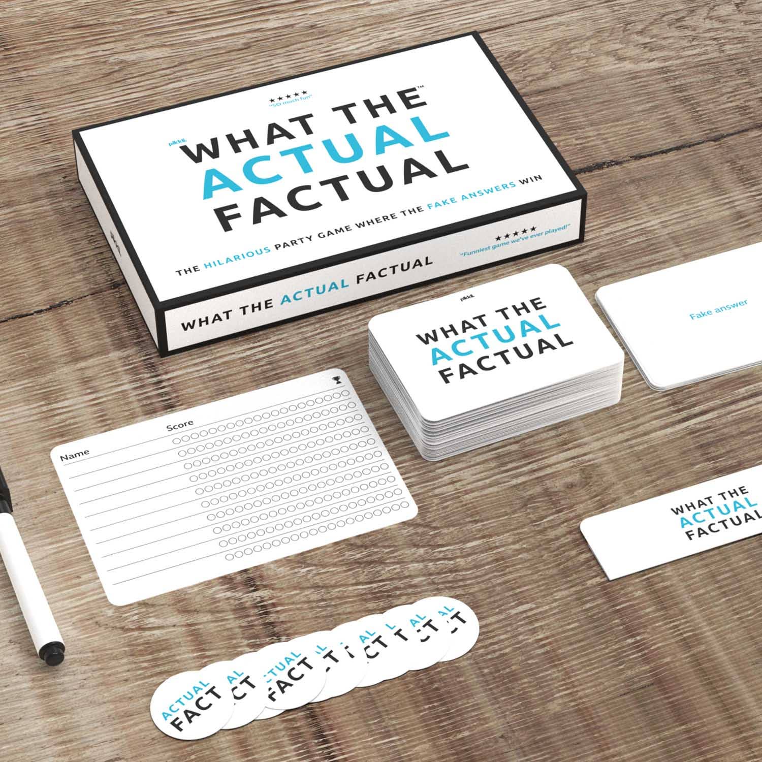 Pikkii - Wholesale Card Game - What the Actual Factual™ | Games for Adults | Family Game14