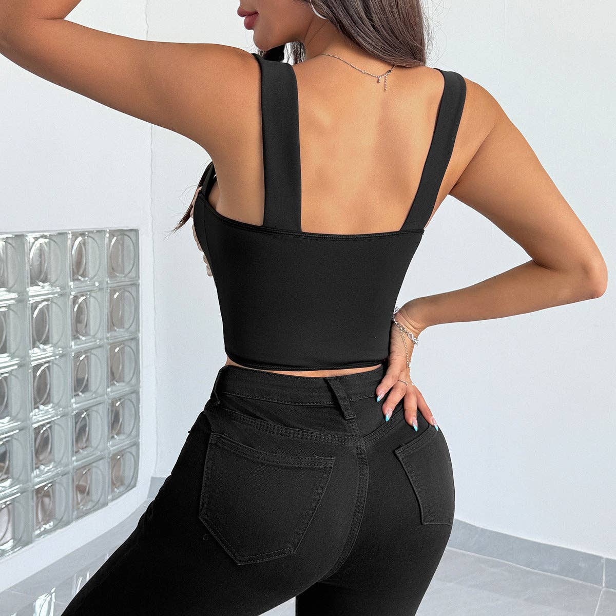 Marayn - Wholesale Corset - Women's - Mesh Corset Top Edgy Sexy  Bold13