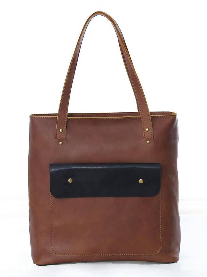 Cabas Hule : Marron foncé pour la vente par Skadmas