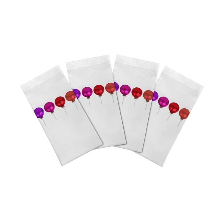 Merry Everything No Writing I Cotton Sateen Dinner Napkins for wholesale by Nicolette Mayer Collection