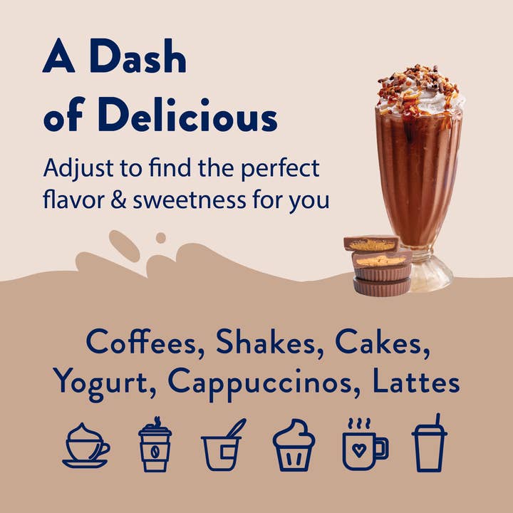 Jordan's Skinny Mixes - Wholesale Flavored Syrup - Sugar Free Peanut Butter Cup Syrup3