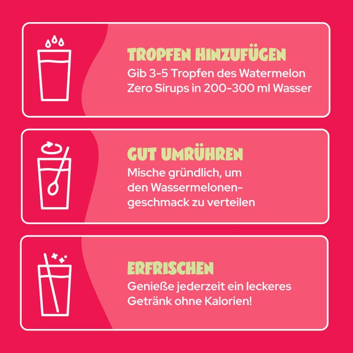 ahead - Wholesale Flavored/Infused Water (Non-Carbonated) - Zero Sugar Syrup - Watermelon (Tray 12x48ml)2