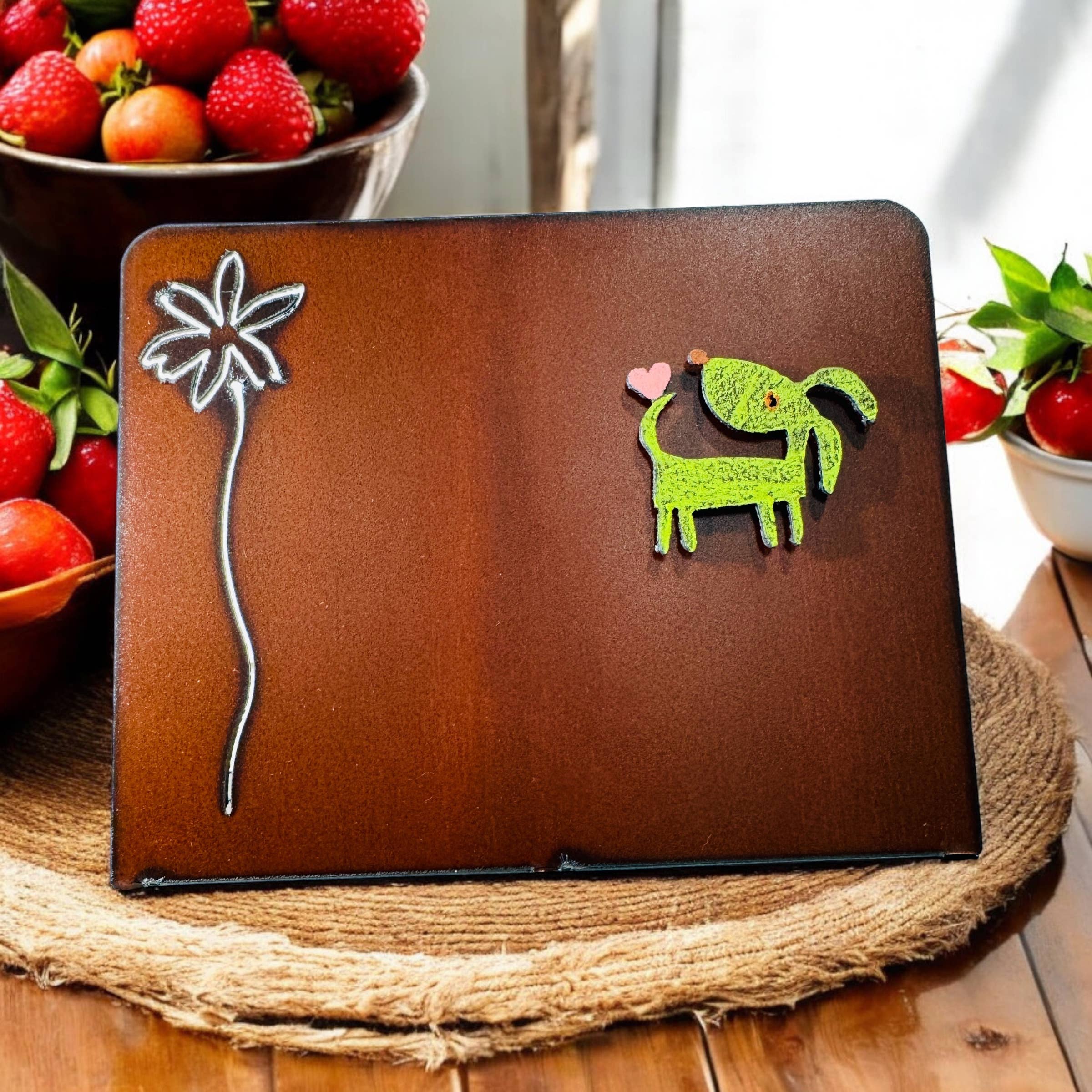 Whimsies - Vente Cadres photos - Cadre photo pour chien Cadre photo en forme de cœur en métal, cadeau impulsif16