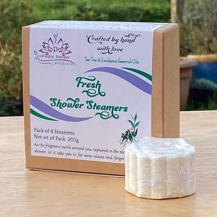 Shower Steamers for wholesale by Purple Pamper Products