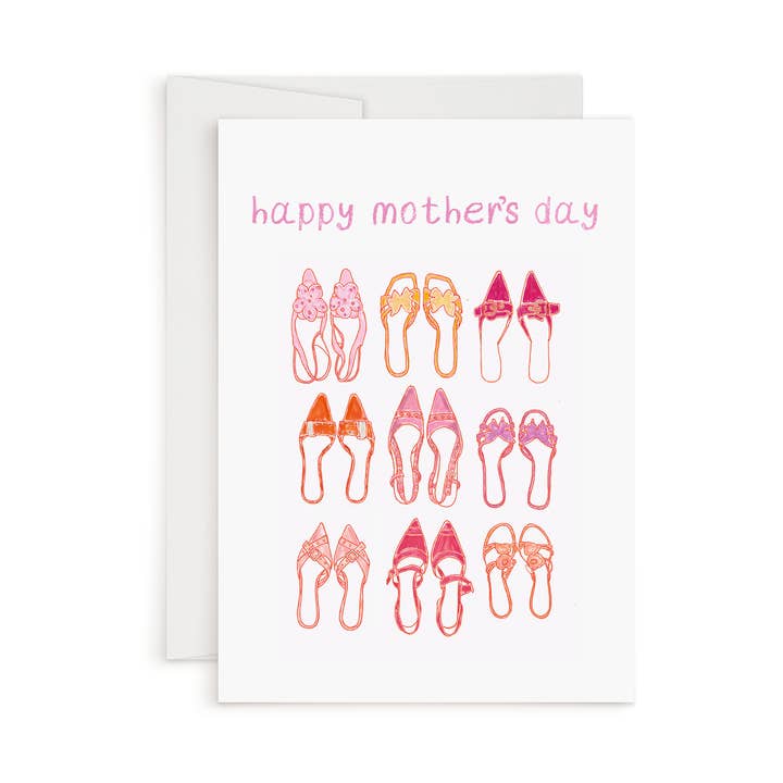Mom’s Shoes Mother’s Day Card for wholesale by POSTIE
