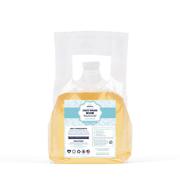 Yaya Maria's - Wholesale Facial Cleanser - Natural Face Wash 5 Gal Bulk Refill Zero Waste Closed Loop6