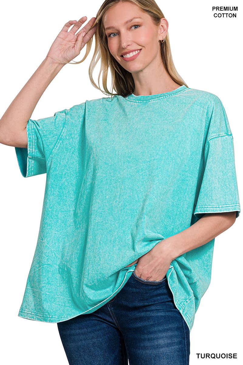 Vanilla Monkey - Wholesale Tunic - Women's - Washed Premium Cotton Oversized Tee3