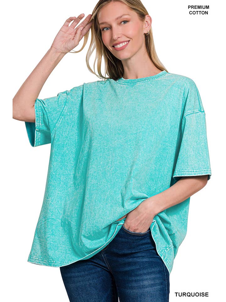 Vanilla Monkey - Wholesale Tunic - Women's - Washed Premium Cotton Oversized Tee3